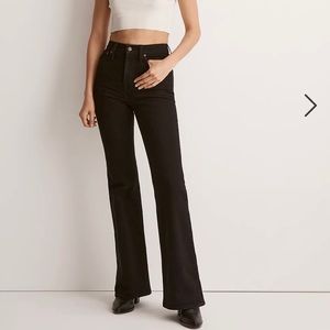 Madewell Perfect Vintage Flare Jeans, Black, 24